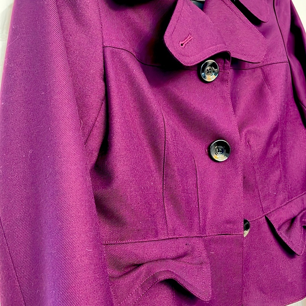 Banana Republic size 8 rich plum blazer